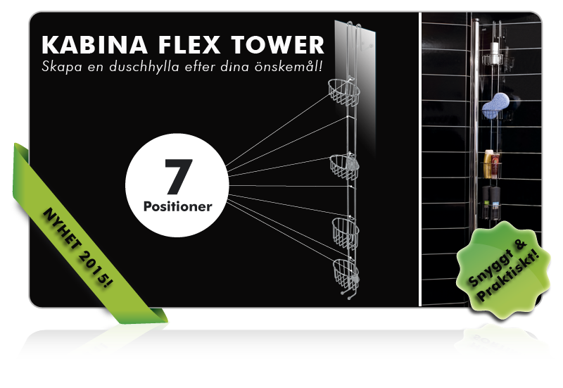 Kabina Flex Tower duschhylla
