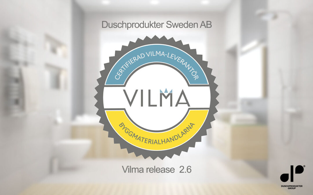 Vi är certifierade för Vilma 2.6